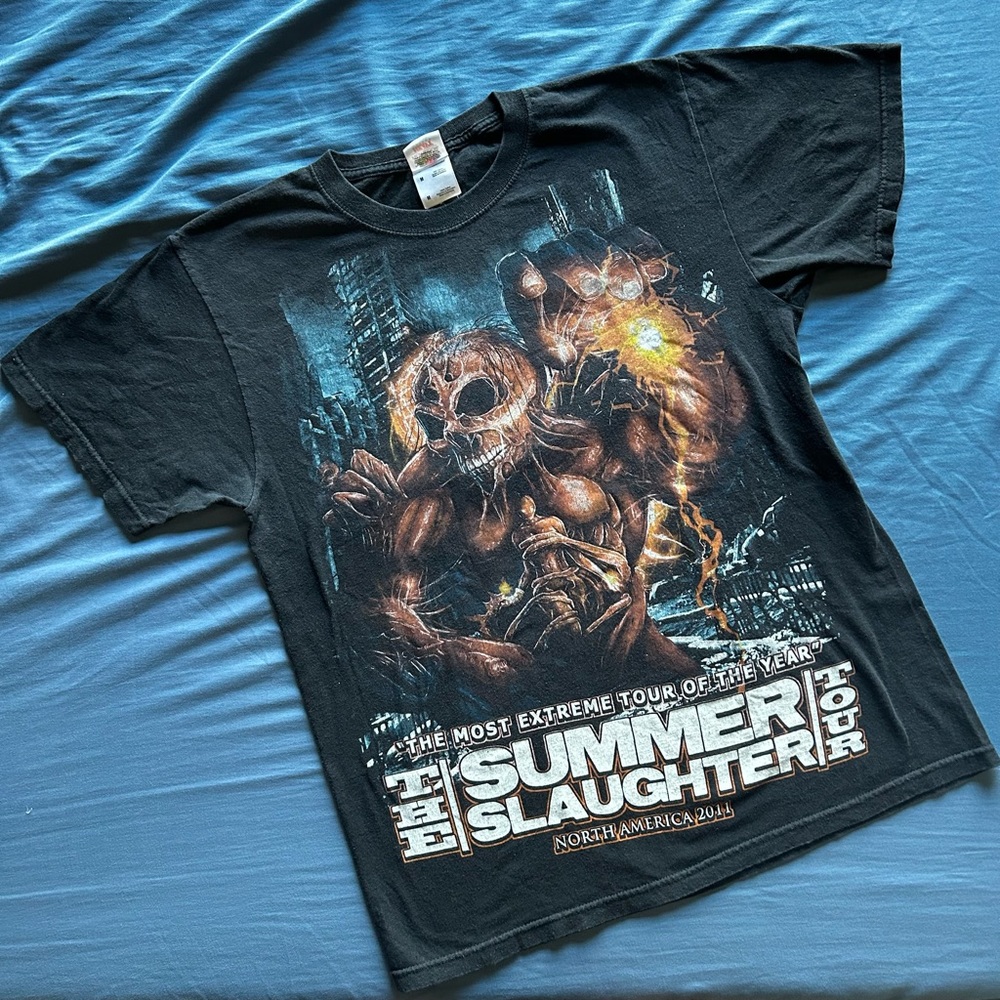 2011 The Summer Slaughter Tour Y2K Graphic Tee